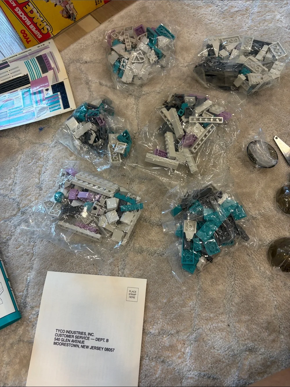New TYCO Space Adventure Motorized Quad Stalker - White, Purple & Teal